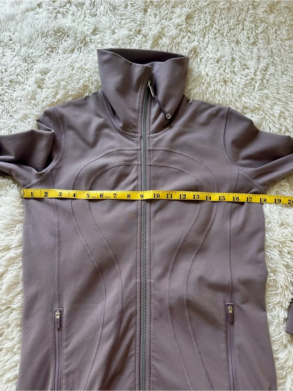 Lululemon In Stride Jacket Violet Verbena Purple Luon Running Jacket Size: 6